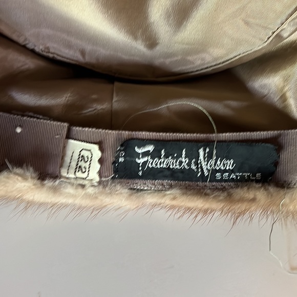 Real fur pill box hat. - Picture 3 of 4